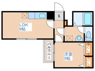 ベルヴィコート豊平IV【3階】の間取り