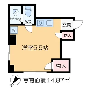 フラットリット【2階】の間取り