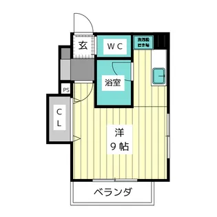 シェリール砂子【6階】の間取り