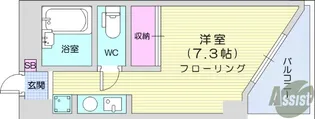 ホワイトキャッスル宮城野2【2階】の間取り
