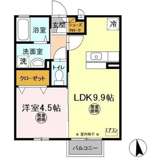 サニーシーズン【2階】の間取り