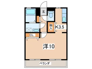 エスポワール【1階】の間取り