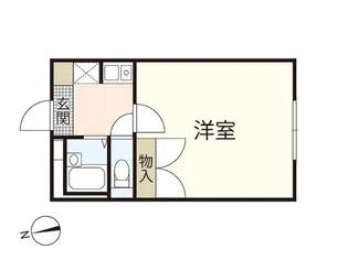 レオパレス泉【2階】の間取り