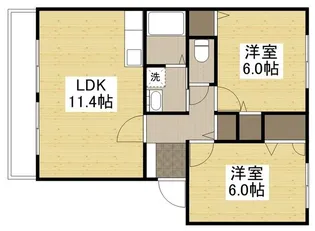 マリベール明神弐番館【2階】の間取り