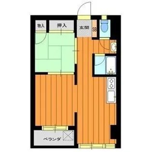 コーポ糠谷【2階】の間取り