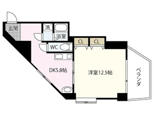 マハロリゾート【3階】の間取り