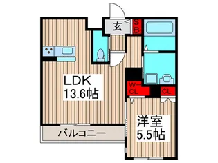 Aimable【3階】の間取り