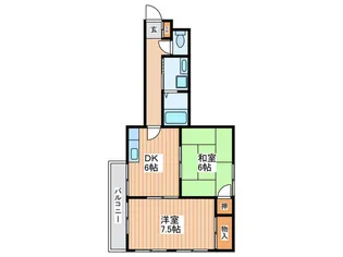三晃アスク大久保【3階】の間取り