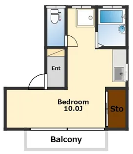そよ風とひなたのAtelier【1階】の間取り