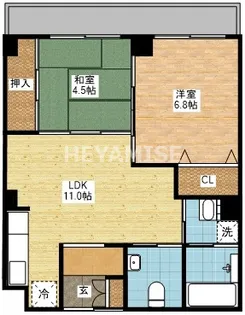 マルタヤ南山手クラブ【2階】の間取り