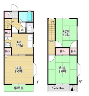 クリスタルタウン森井Dの間取り