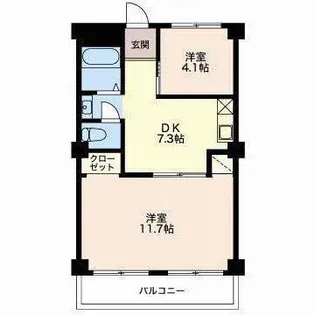 宮本ビル【4階】の間取り