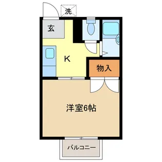 メゾンエスポワール【2階】の間取り