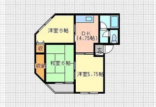 ハピネスヴィレッヂ【1階】の間取り