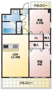 パークハウス【1階】の間取り