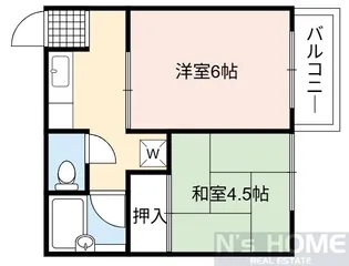 レピュート諏訪【2階】の間取り