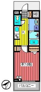 Ksパーシモン【2階】の間取り