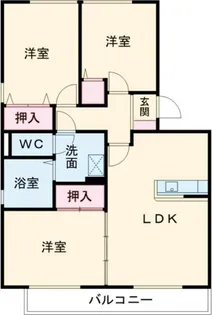 エスポワール今泉【2階】の間取り