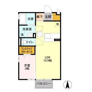 COーMIKA グレイス館【1階】の間取り