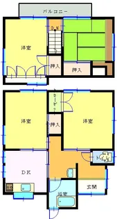 神奈川県三浦郡葉山町堀内【一戸建】の間取り