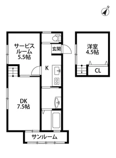 リリィガーデン【2階】の間取り