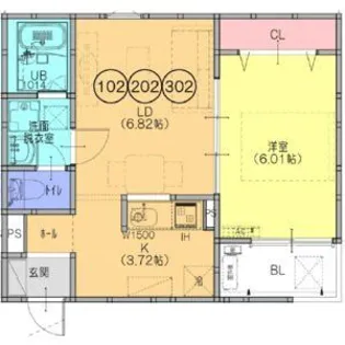 F+style柏原上市【1階】の間取り