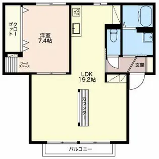 アクシス【1階】の間取り