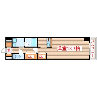 エルシード【5階】の間取り