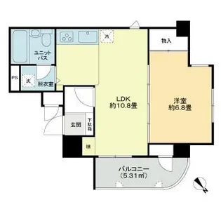 ライオンズマンション原町第3【9階】の間取り