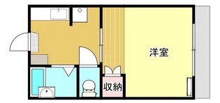 ハイム五十鈴【2階】の間取り