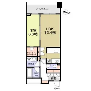 T・シティ六角橋【3階】の間取り