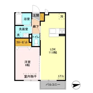 グリーンガーデン【2階】の間取り