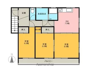 永田邸【2階】の間取り