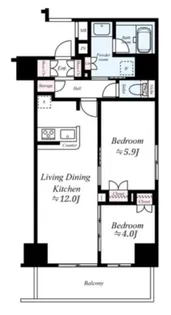 イアース西日暮里【6階】の間取り