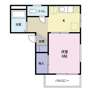 ユヴェントス常盤【1階】の間取り
