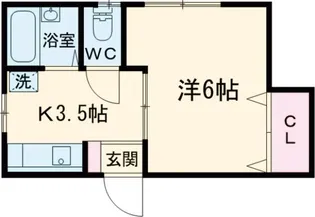 寺沢荘【2階】の間取り
