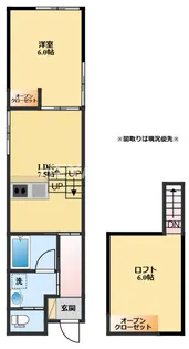 F307【2階】の間取り