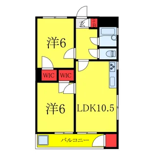 赤羽ハイコーポ【7階】の間取り