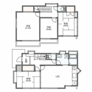 神奈川県川崎市麻生区岡上6【一戸建】の間取り