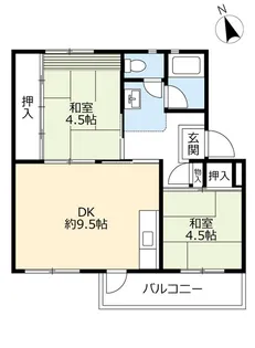 UR豊明【3階】の間取り