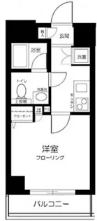エクセリア大崎【1階】の間取り