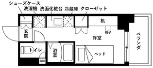 KDXレジデンス津田沼III【7階】の間取り