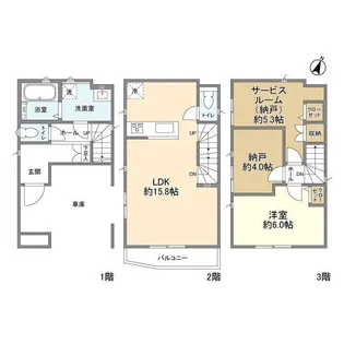 埼玉県さいたま市桜区町谷1【一戸建】の間取り