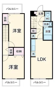 サンライズ幕張【3階】の間取り