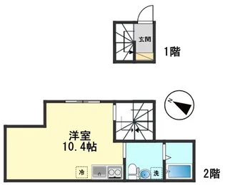 東京都葛飾区金町4【アパート】の間取り