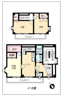 ハウゼ青山【4階】の間取り