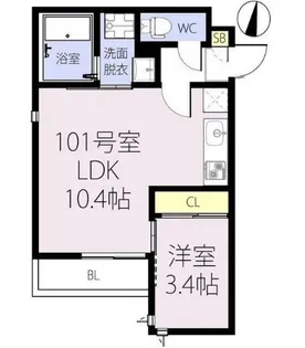 GRANDTIC 蓮田【1階】の間取り