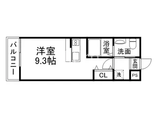 KYOTO HOUSE西京極【3階】の間取り