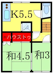 大倉荘【2階】の間取り