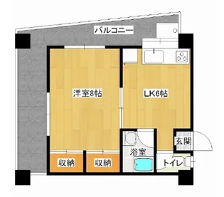 壷崎ハイツ(TT)【4階】の間取り